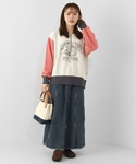 トレーナー スウェット のび〜る裏毛 ハーフジ...の詳細画像5