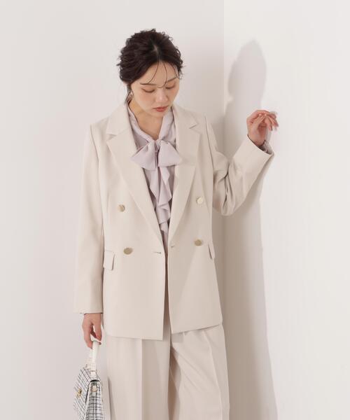 プロポーションボディドレッシング 金ボタン ダブル テーラードジャケット M PROPORTION BODY DRESSING（プロポーションボディドレッシング