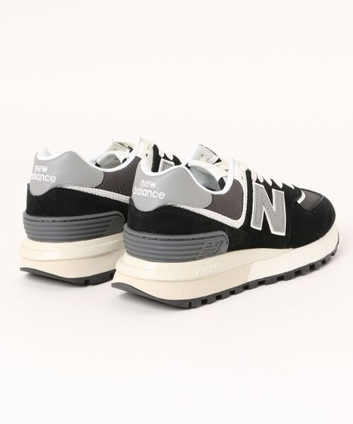 「New Balance」 シューズ 24.5cm ブラック メンズ_画像2