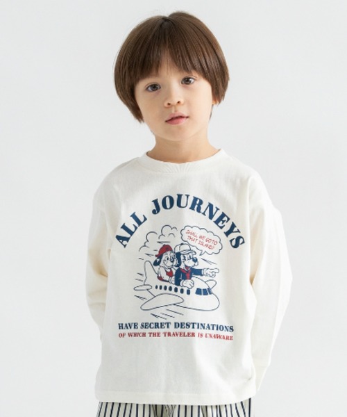 miki HOUSE アーガイル柄 長袖カットソー 未使用タグ付 MIKI HOUSE（ミキハウス） tシャツ アーガイル長袖Tシャツ キッズ