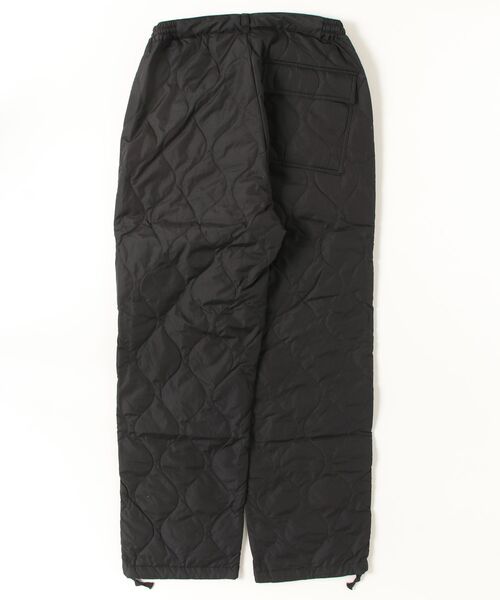 ・TAION｜Military Down Pants Straight Ripstop/ タイオン/ミリタリー ダウン パンツ ストレート リップストップ/ブラック # TAION（タイオン） パンツ MILITARY DOWN PANTS メンズ レディース