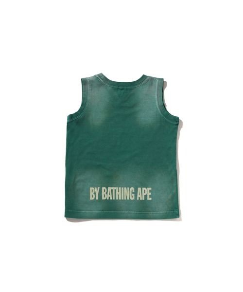 【在庫切れ商品】BATHING APE タンクトップ　希少サイズ A BATHING APE（アベイシングエイプ） ロゴプリント メッシュ