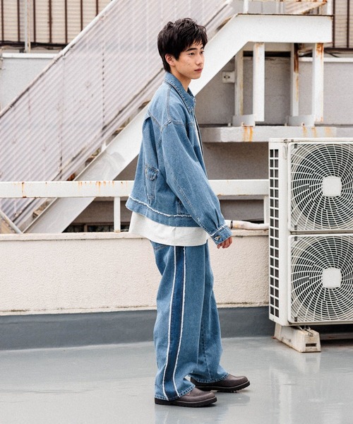 「niko and...」 デニムジャケット LARGE ブルー メンズ_画像5