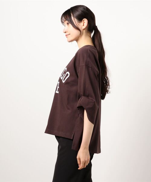 「Gready Brilliant」 「AuieF」7分袖カットソー 38 ブラウン レディース_画像3