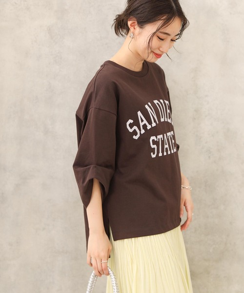 「Gready Brilliant」 「AuieF」7分袖カットソー 38 ブラウン レディース_画像6