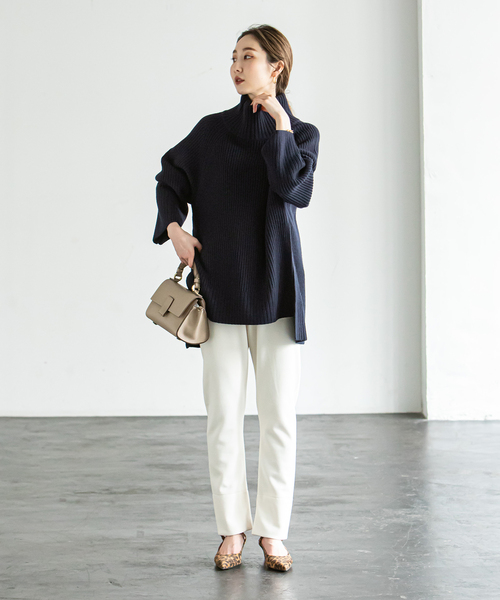 ノーブル ニット ホワイト Free size NOBLE（ノーブル） 長袖ニット FREE ホワイト レディース : ZOZOTOWN