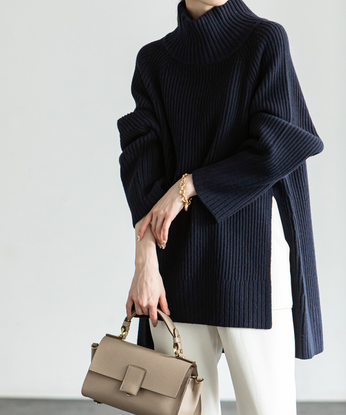 ノーブル ニット ホワイト Free size NOBLE（ノーブル） 長袖ニット FREE ホワイト レディース : ZOZOTOWN