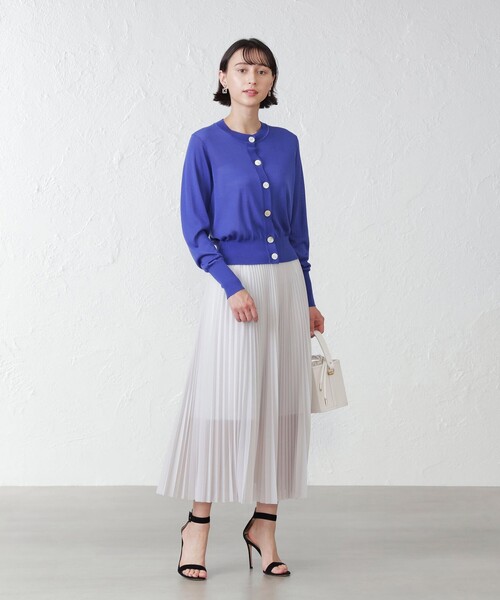 「EPOCA THE SHOP」 カーディガン 38 ピンク レディース_画像9