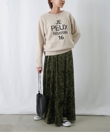 「LUCA/LADY LUCK LUCA」 長袖ニット FREE ブラック レディースの画像8