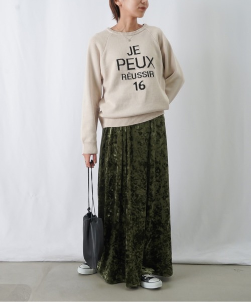 「LUCA/LADY LUCK LUCA」 長袖ニット FREE ブラック レディースの画像8