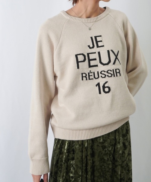 「LUCA/LADY LUCK LUCA」 長袖ニット FREE ブラック レディースの画像9