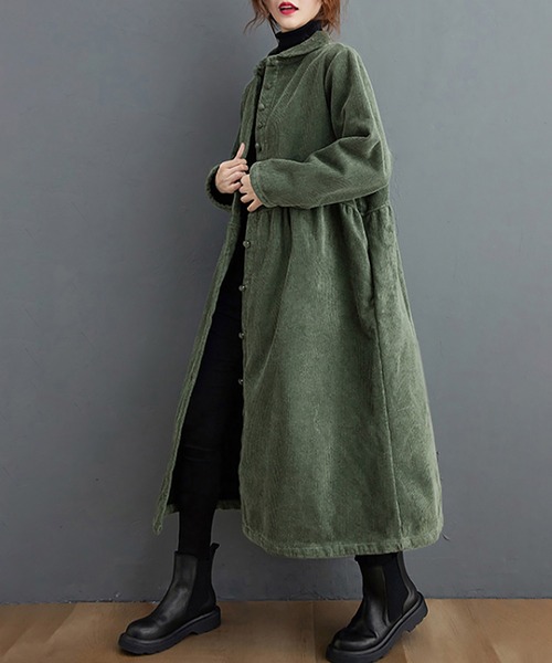 シャツワンピース 裏起毛コーデュロイシャツワンピース : ZOZOTOWN