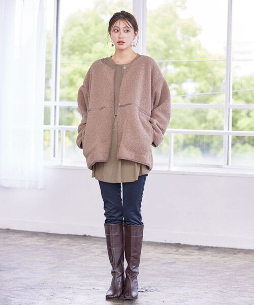 「Tiaclasse」 スキニーデニムパンツ X-LARGE ブラック レディース_画像8