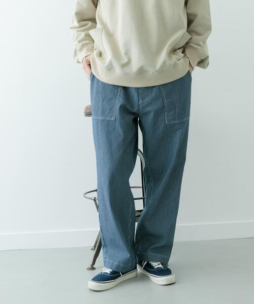 「ITEMS URBANRESEARCH」 パンツ MEDIUM ネイビー メンズ_画像3