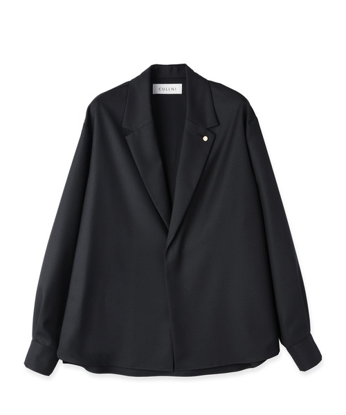 ジャケット・アウター Name. GABARDINE NOCOLLAR TAILORED JACKET Name.（ネーム）の「【Name.】GABARDINE NOCOLLAR TAILORED JACKET