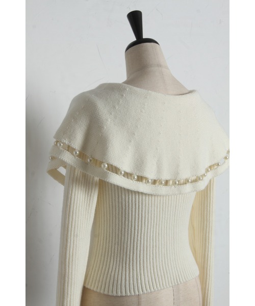 tocco closet（トッコ クローゼット） カーディガン パールライン