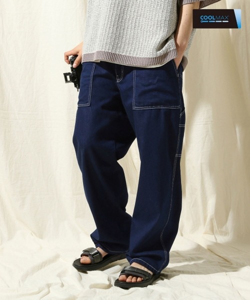 「niko and...」 デニムパンツ LARGE グレー メンズ_画像5