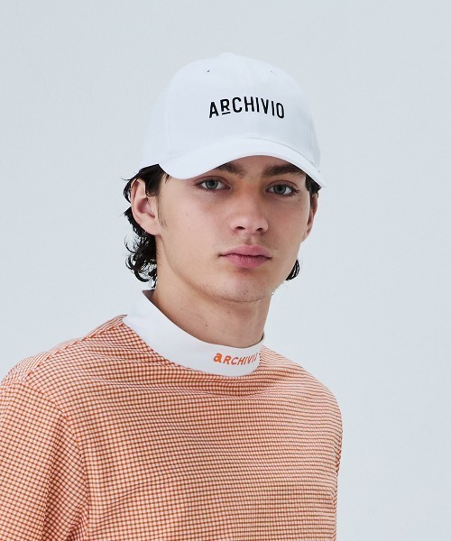 archivio（アルチビオ） キャップ 帽子 メンズ 「MENS」モノトーンロゴ