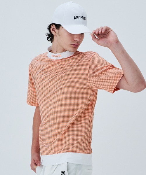 archivio（アルチビオ） キャップ 帽子 「MENS」モノトーンロゴ撥水