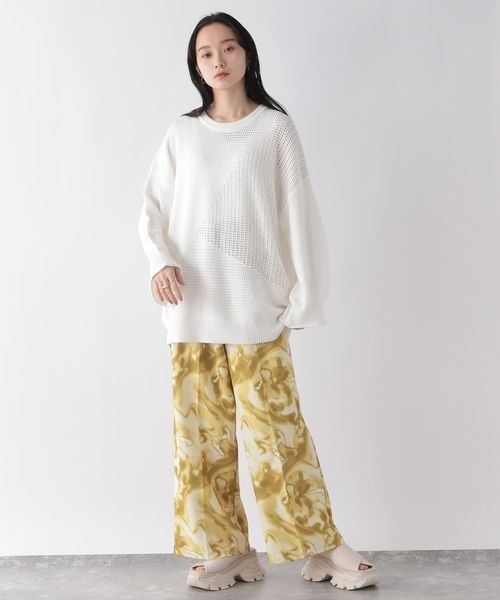 「JEANASIS」 パンツ FREE グリーン系その他 レディース_画像5