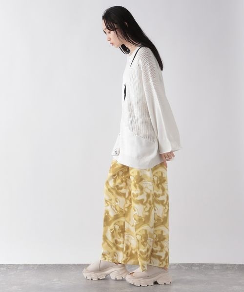 「JEANASIS」 パンツ FREE グリーン系その他 レディース_画像6