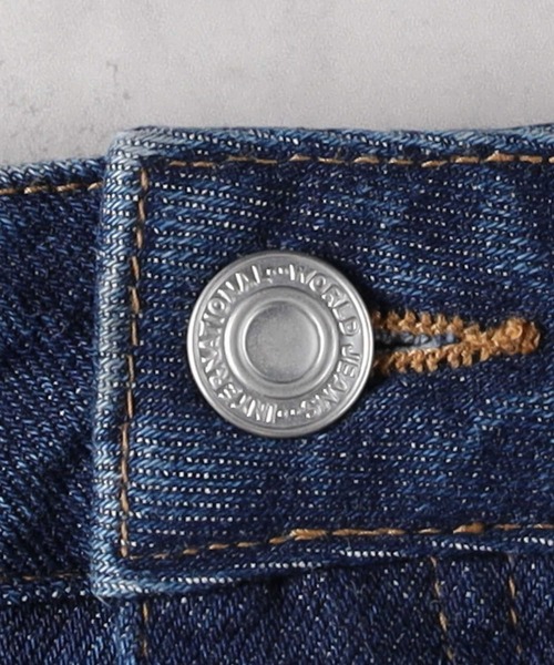 「Right-on」 デニムスカート M ダークインディゴブルー レディース_画像7