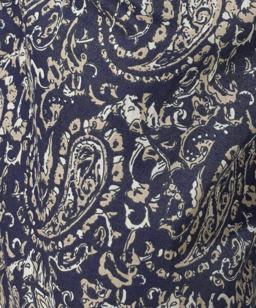 ワンピース 限定展開　インド ペイズリー スキッパー ワンピースの画像