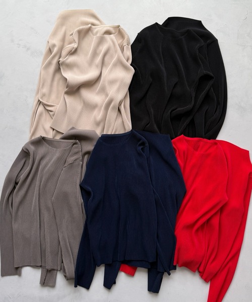 「wee9s」 長袖カットソー FREE アイボリー レディース_画像4