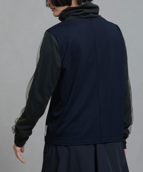 「MARECHAL TERRE」 長袖カットソー MEDIUM グレー レディース_画像3