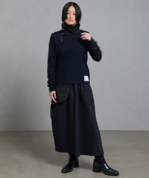 「MARECHAL TERRE」 長袖カットソー MEDIUM グレー レディース_画像6