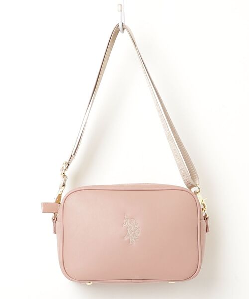 ｕｓポロＡＳＳＮポーチ（ピンク） U.S. POLO ASSN.（ユーエスポロアッスン） ポーチ FREE スモークピンク