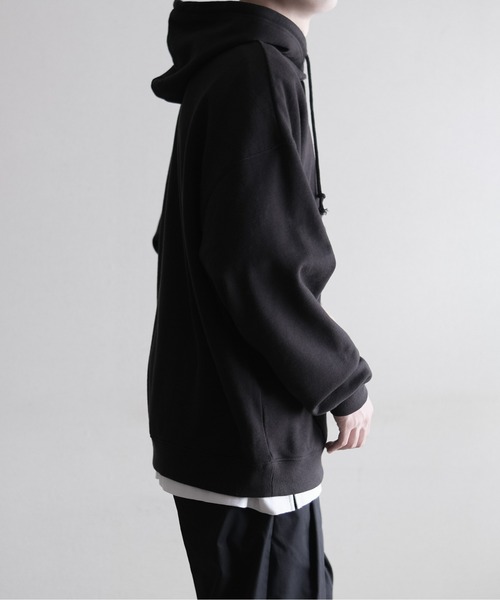 「RUUBON」 プルオーバーパーカー M ブラック メンズ_画像5