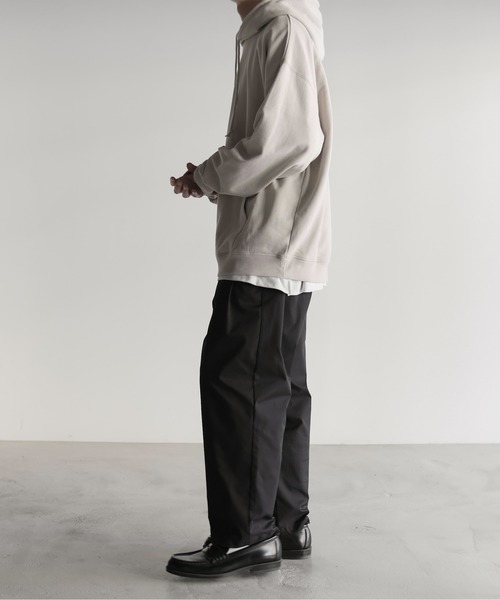 「RUUBON」 プルオーバーパーカー M ブラック メンズ_画像7