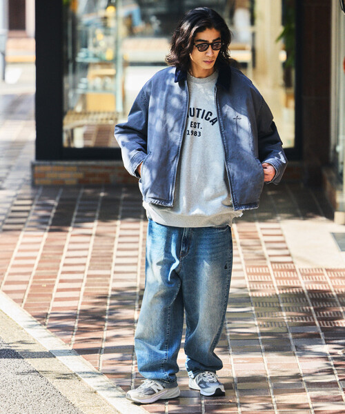 NAUTICA（ノーティカ） デニムパンツ MEDIUM ブラック メンズ