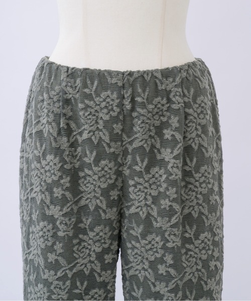 「musubore」 イージーパンツ 0 チャコールグレー レディース_画像3