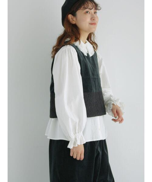 「TSUHARU by Samansa Mos2」 ベスト F ベージュ レディース_画像5