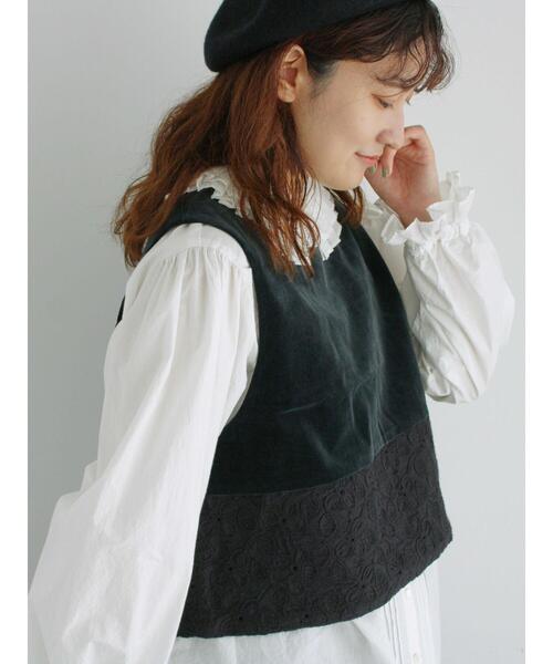 「TSUHARU by Samansa Mos2」 ベスト F ベージュ レディース_画像6