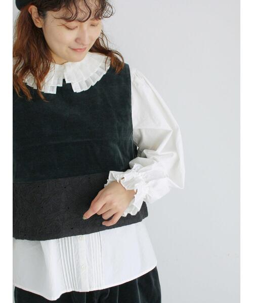 「TSUHARU by Samansa Mos2」 ベスト F ベージュ レディース_画像7