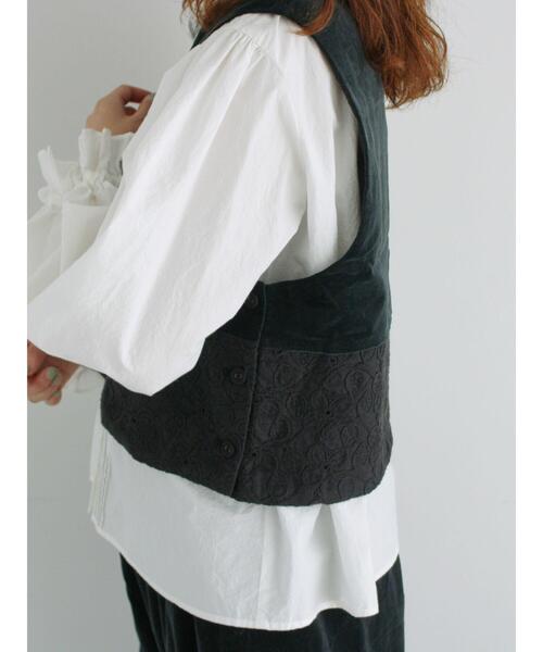 「TSUHARU by Samansa Mos2」 ベスト F ベージュ レディース_画像9