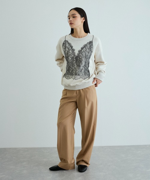 「PROTAGONISTA」 スウェットカットソー FREE キナリ レディース_画像5