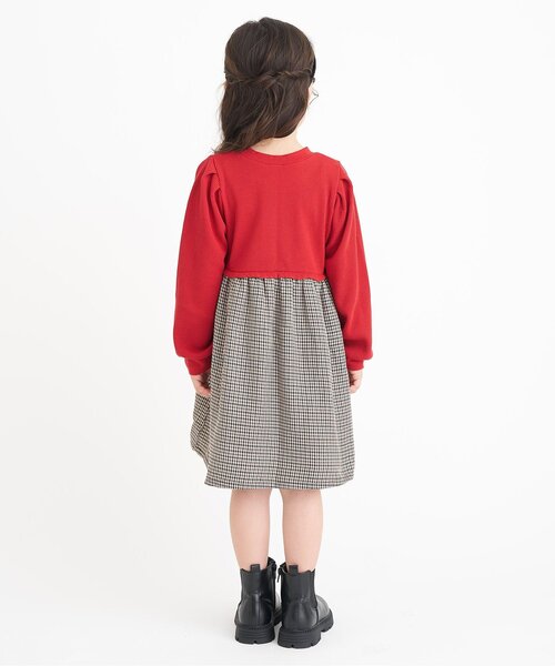 「apres les cours」 「KIDS」長袖ワンピース 140 ブラック キッズ_画像5