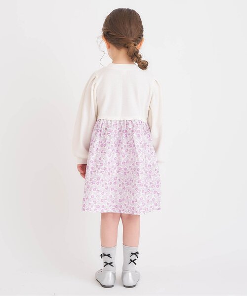 「apres les cours」 「KIDS」長袖ワンピース 140 ブラック キッズ_画像7