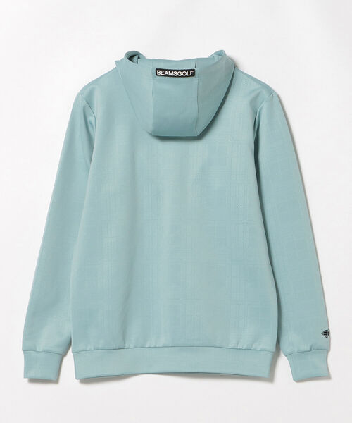 「BEAMS GOLF」 プルオーバーパーカー L ピンク メンズの画像