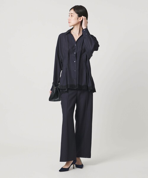 UNITED ARROWS（ユナイテッドアローズ） ブラウス シャツ レースコンビ