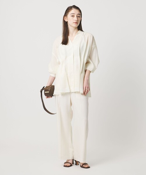 UNITED ARROWS（ユナイテッドアローズ） ブラウス シャツ レースコンビ