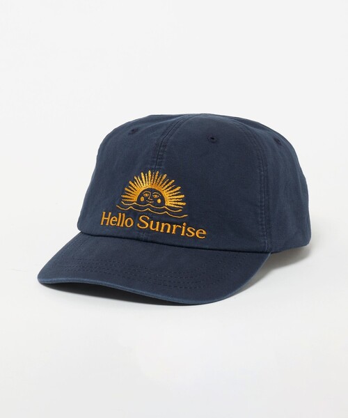 HELLO SUNRISE 刺繍ネイビーキャップ HELLO SUNRISE（ハローサンライズ） キャップ 帽子 「HELLO SUNRISE