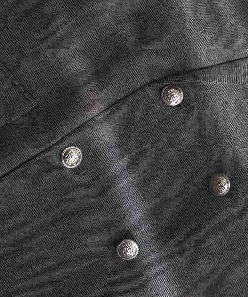 「remer」 テーラードジャケット MEDIUM ダークブラウン メンズの画像