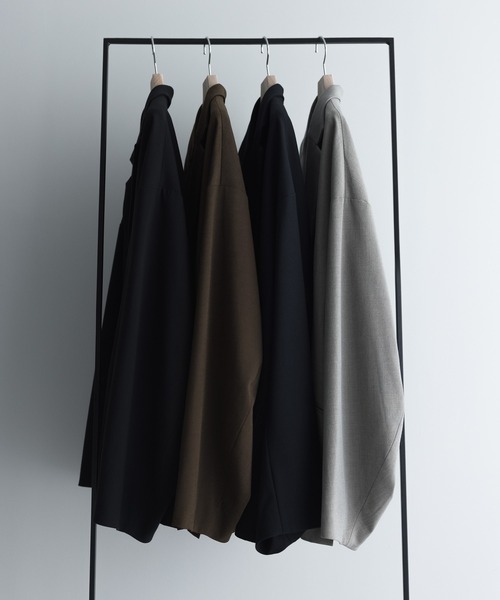 「remer」 テーラードジャケット MEDIUM ダークブラウン メンズの画像