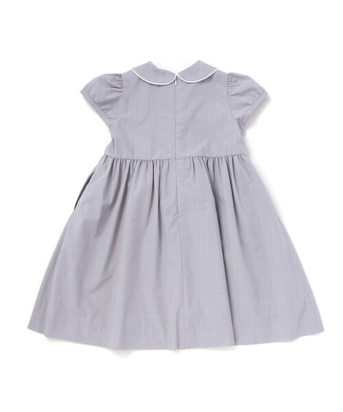 キッズ服(100cm~) 【Tartine et Chocolat】パフショルダーワンピース
