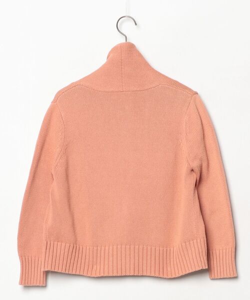 「DEMYLEE」 ニットカーディガン S オレンジ レディースの画像
